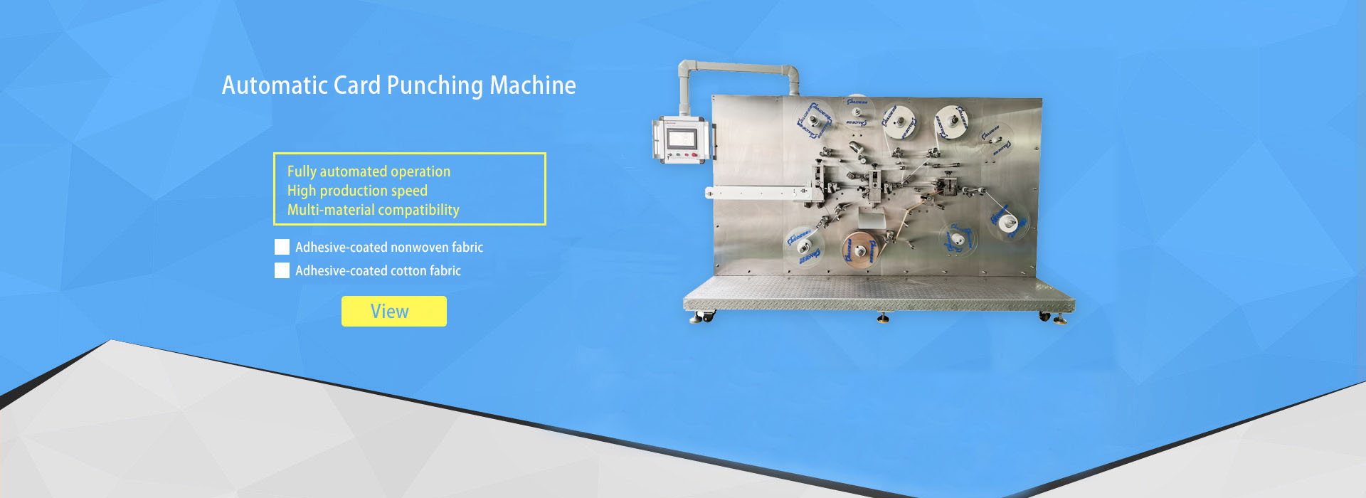 Fully Automatic High-Speed Band-Aid Production Machine
